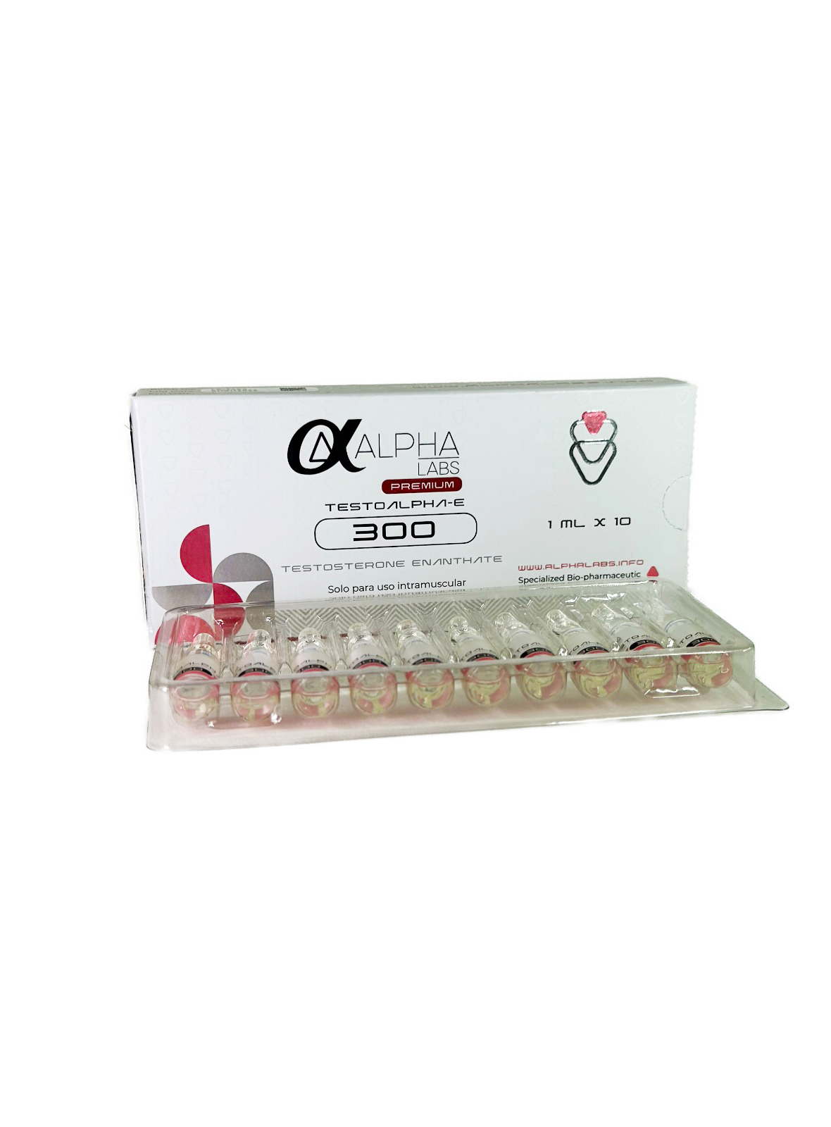 Testosterona Enanthato - Viales-Alpha Labs Premium