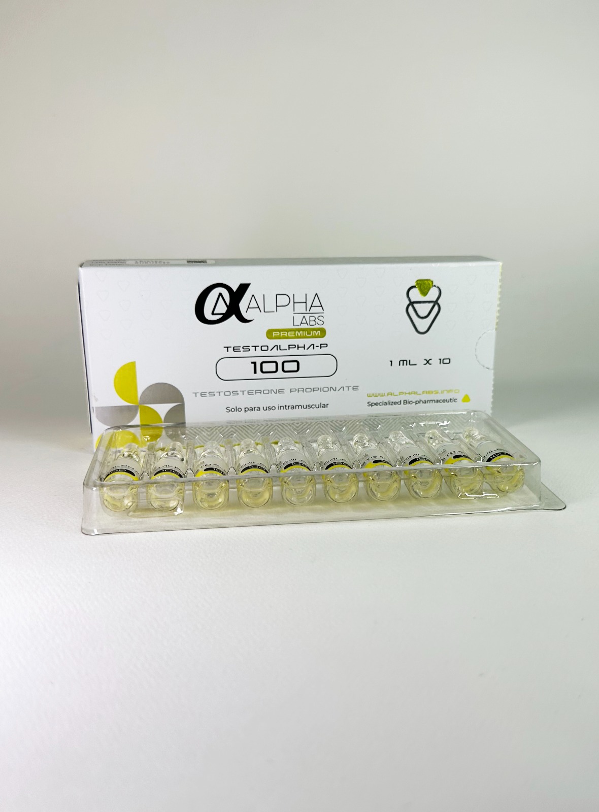 Testosterona Propionato -  Viales-Alpha Labs Premium
