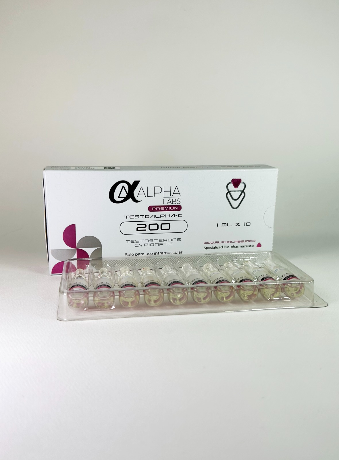 Testosterona Cypionato - Viales-Alpha Labs Premium